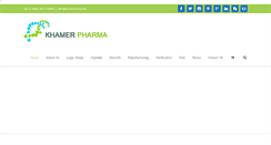 Desktop Screenshot of khamerpharma.com